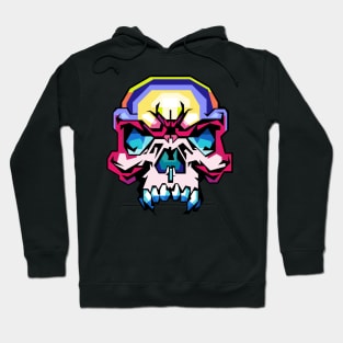 skull pop art Hoodie